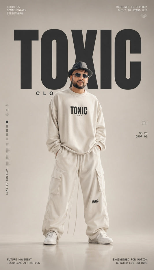 Toxicclo Oversized Graphic hoodies